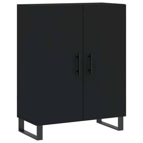 Visoka komoda crni 69,5x34x180 cm konstruirano drvo - Crna 1 2 vrata Cijena