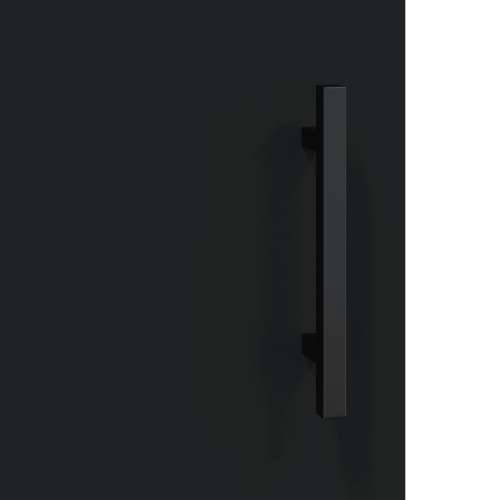 Visoka komoda crni 69,5x34x180 cm konstruirano drvo - Crna 1 2 vrata Cijena