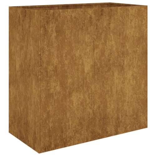 Posuda za sadnju 80 x 40 x 80 cm od čelika COR-TEN - 80 x 40 x 80 cm 1 Cijena