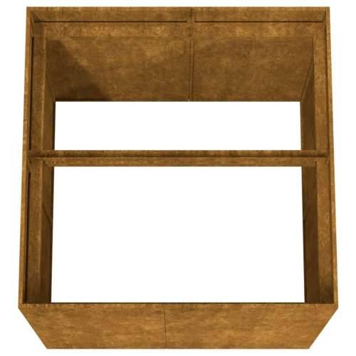 Posuda za sadnju 80 x 80 x 80 cm od čelika COR-TEN - 80 x 80 x 80 cm 1 Cijena