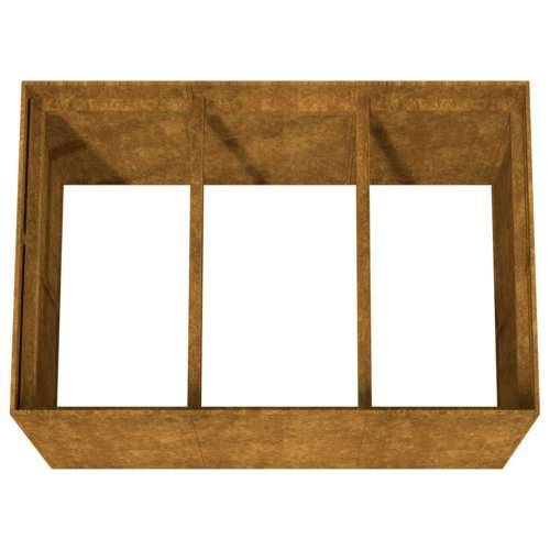 Povišena gredica - Vrtna gredica 120 x 80 x 80 cm od čelika COR-TEN - 120 x 80 x 80 cm 1 Cijena