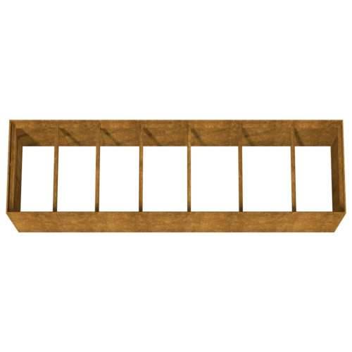 Povišena gredica - Vrtna gredica 280 x 80 x 80 cm od čelika COR-TEN - 280 x 80 x 80 cm 1 Cijena