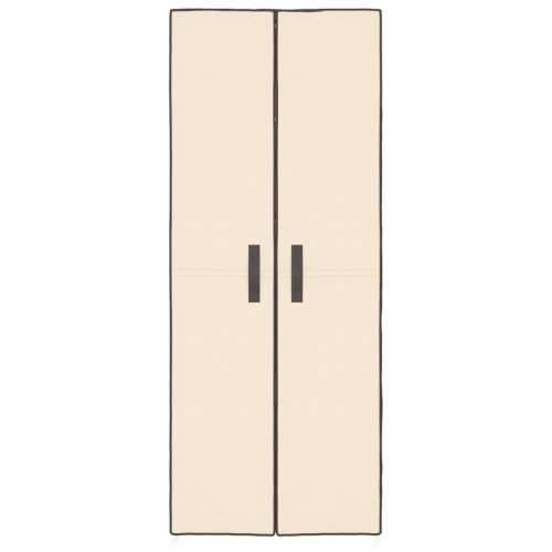 Ormarić za cipele krem 60 x 30 x 166 cm od tkanine - Krema 1 166 cm 30 cm Cijena