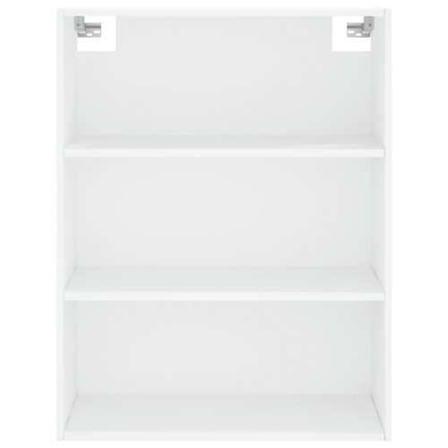 Visoka komoda bijela 69,5x34x180 cm konstruirano drvo - Bijela 1 2 vrata Cijena