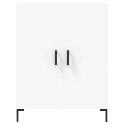 Visoka komoda bijela 69,5x34x180 cm konstruirano drvo - Bijela 1 2 vrata Cijena