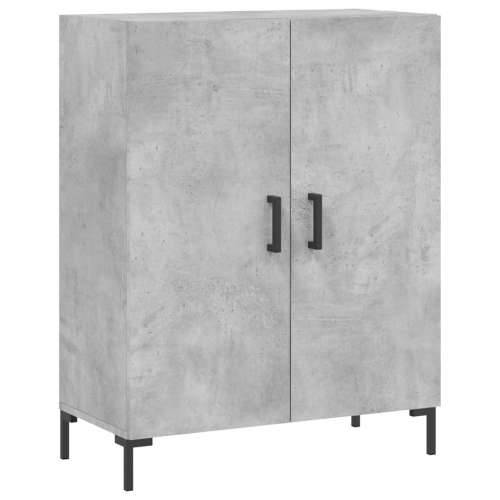Visoka komoda siva betona 69,5x34x180 cm od konstruiranog drva - Beton siva 1 2 vrata Cijena