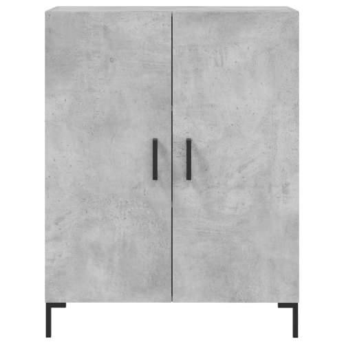Visoka komoda siva betona 69,5x34x180 cm od konstruiranog drva - Beton siva 1 2 vrata Cijena