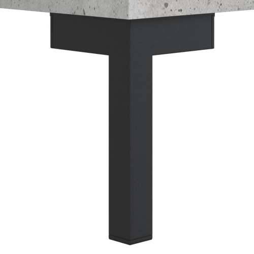 Visoka komoda siva betona 69,5x34x180 cm od konstruiranog drva - Beton siva 1 2 vrata Cijena