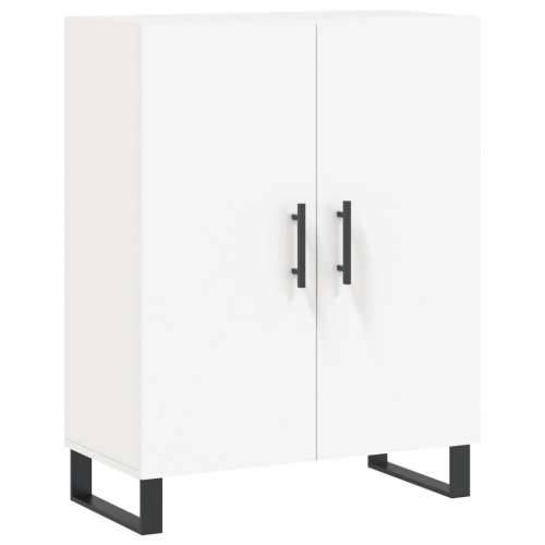 Visoka komoda bijela 69,5x34x180 cm konstruirano drvo - Bijela 1 2 vrata Cijena