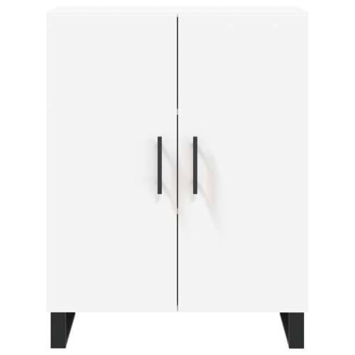 Visoka komoda bijela 69,5x34x180 cm konstruirano drvo - Bijela 1 2 vrata Cijena
