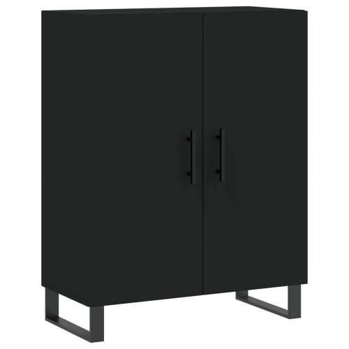 Visoka komoda crni 69,5x34x180 cm konstruirano drvo - Crna 1 2 vrata Cijena