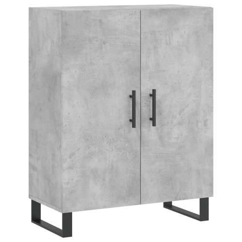Visoka komoda siva betona 69,5x34x180 cm od konstruiranog drva - Beton siva 1 2 vrata Cijena