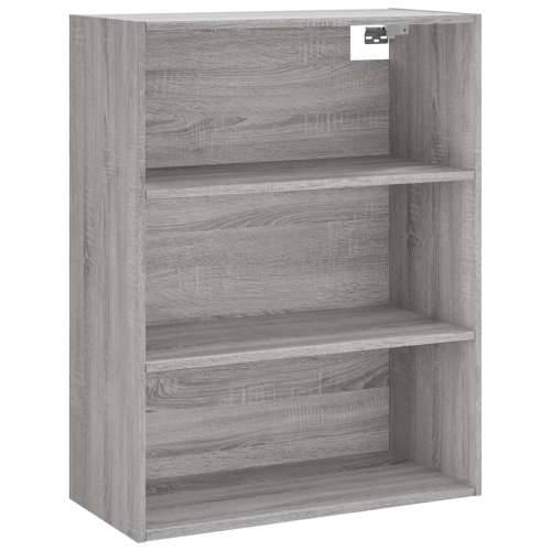Visoka komoda siva sonome 69,5x34x180 cm od konstruiranog drva - Sivi hrast sonoma 1 2 vrata Cijena