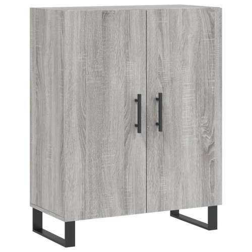 Visoka komoda siva sonome 69,5x34x180 cm od konstruiranog drva - Sivi hrast sonoma 1 2 vrata Cijena