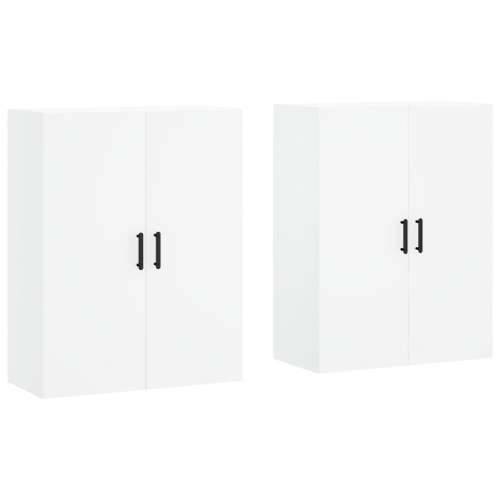Zidni ormarići 2 kom bijeli 69,5 x 34 x 90 cm - Bijela 2 Okrugla crna Cijena