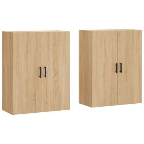 Zidni ormarići 2 kom boja hrasta sonome 69,5 x 34 x 90 cm - sonoma hrast 2 Okrugla crna Cijena