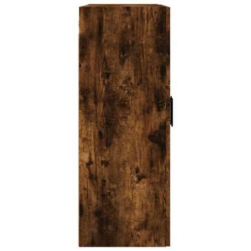 Zidni ormarići 2 kom boja dimljenog hrasta 69,5 x 34 x 90 cm - Dimljeni hrast 2 Okrugla crna Cijena