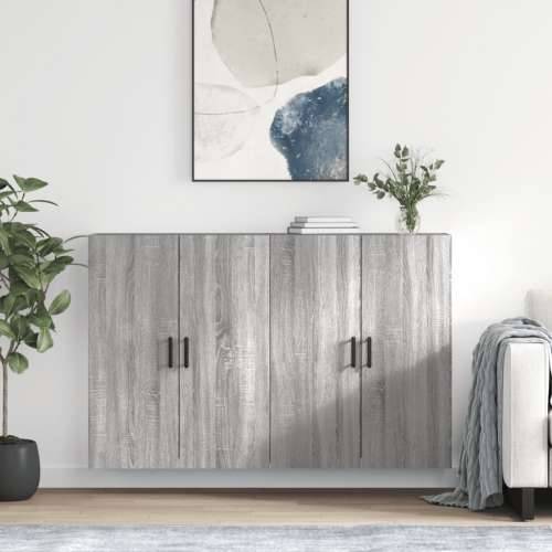 Zidni ormarići 2 kom siva boja hrasta sonome 69,5 x 34 x 90 cm - Sivi hrast sonoma 2 Okrugla crna Cijena