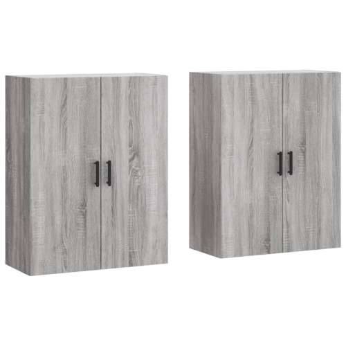 Zidni ormarići 2 kom siva boja hrasta sonome 69,5 x 34 x 90 cm - Sivi hrast sonoma 2 Okrugla crna Cijena