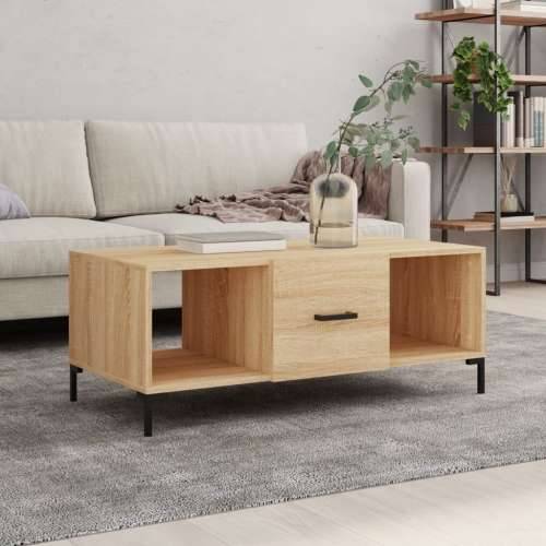 Stolić za kavu boja hrasta 102 x 50 x 40 cm konstruirano drvo - sonoma hrast 1 Cijena