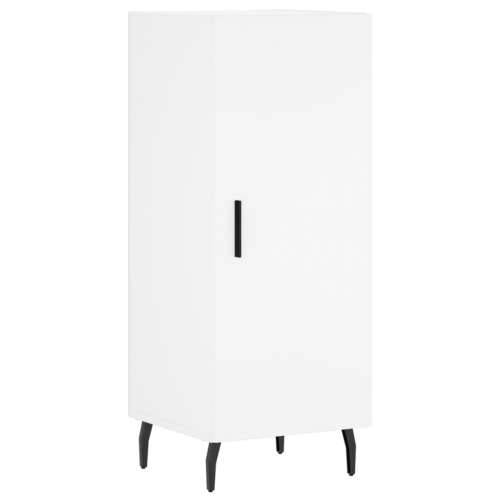 Visoka komoda bijeli 34,5x34x180 cm od konstruiranog drva - Bijela 1 1 vrata Cijena