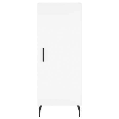 Visoka komoda bijeli 34,5x34x180 cm od konstruiranog drva - Bijela 1 1 vrata Cijena