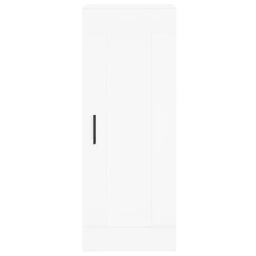 Visoka komoda bijeli 34,5x34x180 cm od konstruiranog drva - Bijela 1 1 vrata Cijena