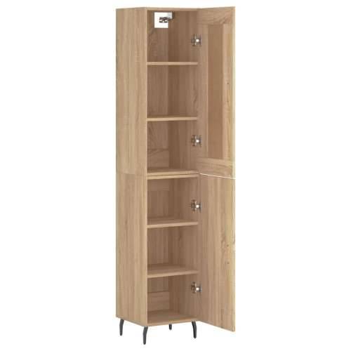 Visoka komoda hrasta sonome 34,5x34x180cm od konstruiranog drva - sonoma hrast 1 1 vrata Cijena