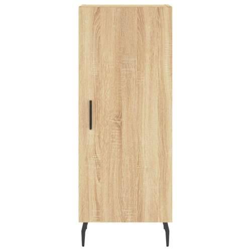 Visoka komoda hrasta sonome 34,5x34x180cm od konstruiranog drva - sonoma hrast 1 1 vrata Cijena