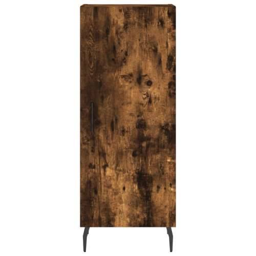 Visoka komoda dimljeni hrast 34,5x34x180cm konstruiranog drva - Dimljeni hrast 1 1 vrata Cijena