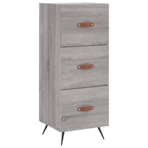 Visoka komoda siva sonome 34,5x34x180 cm od konstruiranog drva - Sivi hrast sonoma 1 3 ladice Cijena