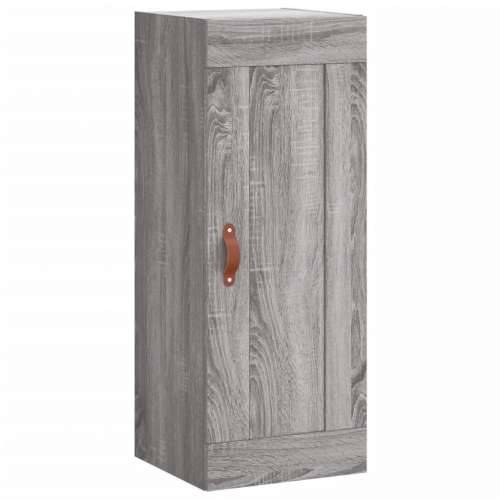 Visoka komoda siva sonome 34,5x34x180 cm od konstruiranog drva - Sivi hrast sonoma 1 3 ladice Cijena
