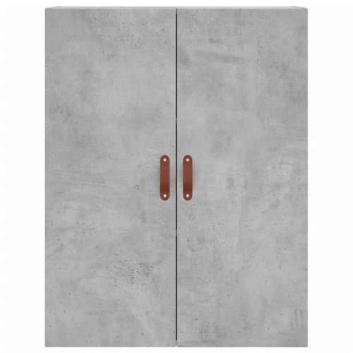 Visoka komoda siva betona 69,5x34x180 cm od konstruiranog drva - Beton siva 1 1 vrata 3 ladice Cijena