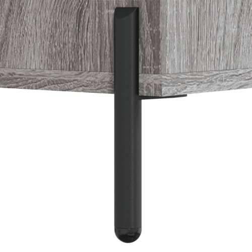 Visoka komoda siva sonome 69,5x34x180 cm od konstruiranog drva - Sivi hrast sonoma 1 1 staklena vrata 3 ladice Cijena