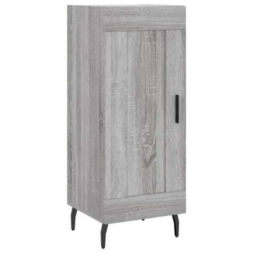 Visoka komoda siva sonome 34,5x34x180 cm od konstruiranog drva - Sivi hrast sonoma 1 1 drvena vrata Cijena
