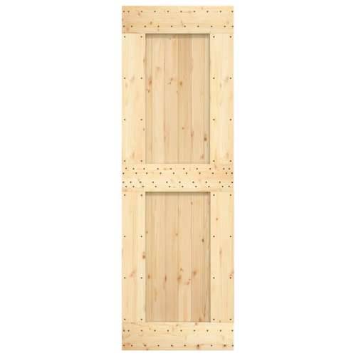 Klizna vrata s priborom za montažu 70 x 210 cm masivna borovina Cijena