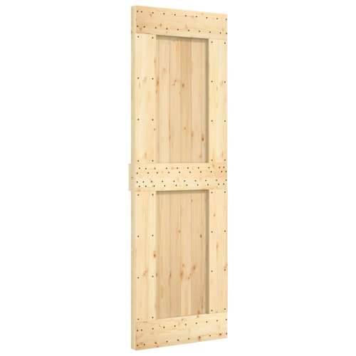 Klizna vrata s priborom za montažu 70 x 210 cm masivna borovina Cijena