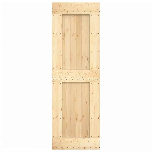 Klizna vrata s priborom za montažu 70 x 210 cm masivna borovina Cijena