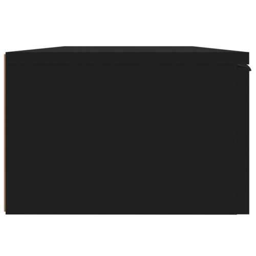 Zidni ormarić crni 68 x 30 x 20 cm od konstruiranog drva - Crna 1 Cijena