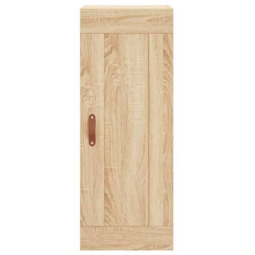 Visoka komoda hrasta sonome 34,5x34x180cm od konstruiranog drva - sonoma hrast 1 1 staklena vrata Cijena