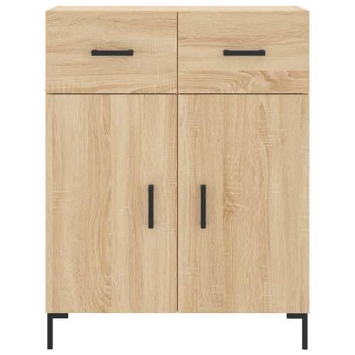 Visoka komoda hrasta sonome 69,5x34x180cm od konstruiranog drva - sonoma hrast 1 2 vrata 2 ladice Cijena