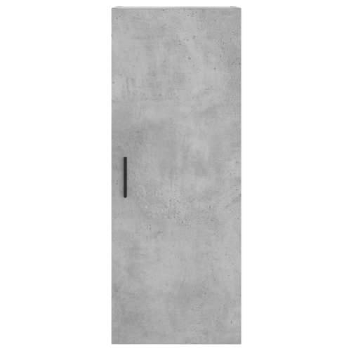 Visoka komoda siva betona 34,5x34x180 cm od konstruiranog drva - Beton siva 1 1 staklena vrata Cijena