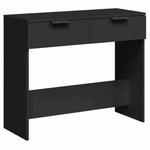 Konzolni stol crni 90 x 36 x 75 cm od konstruiranog drva - Crna 1 Cijena