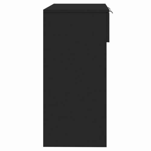 Konzolni stol crni 90 x 36 x 75 cm od konstruiranog drva - Crna 1 Cijena
