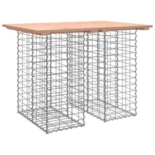 Vrtna klupa s gabionskim dizajnom 100x70x72 cm drvo duglazije - Prirodni douglas 100 x 70 x 72 cm 1 Cijena