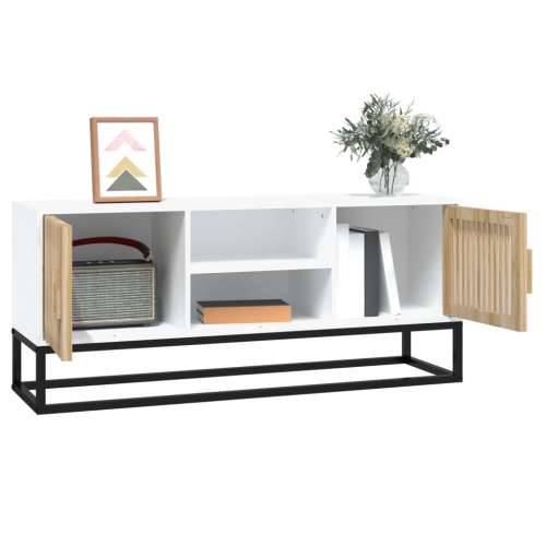 TV ormarić bijeli 105 x 30 x 45 cm od konstruiranog drva - Bijela 1 Cijena