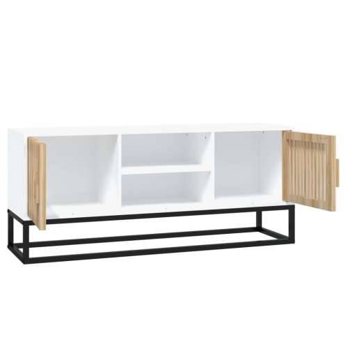 TV ormarić bijeli 105 x 30 x 45 cm od konstruiranog drva - Bijela 1 Cijena