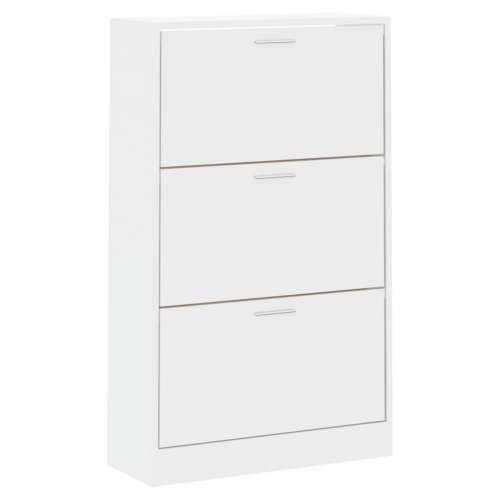 Ormarić za cipele sjajni bijeli 63x24x103 cm konstruirano drvo - Visoko sjajno bijela 1 103 cm 63 cm Cijena