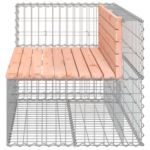 Vrtna klupa s gabionskim dizajnom 122x71x65,5 cm drvo duglazije - Prirodni douglas 122 x 71 x 65.5 cm 1 Cijena