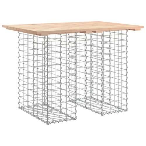 Vrtna klupa s gabionskim dizajnom 100x70x72 cm masivna borovina - Prirodna boja bora 70 x 100 x 72 cm 1 Cijena